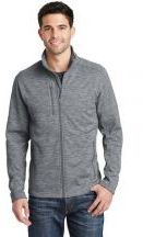 Port Authority® Digi Stripe Fleece Jacket